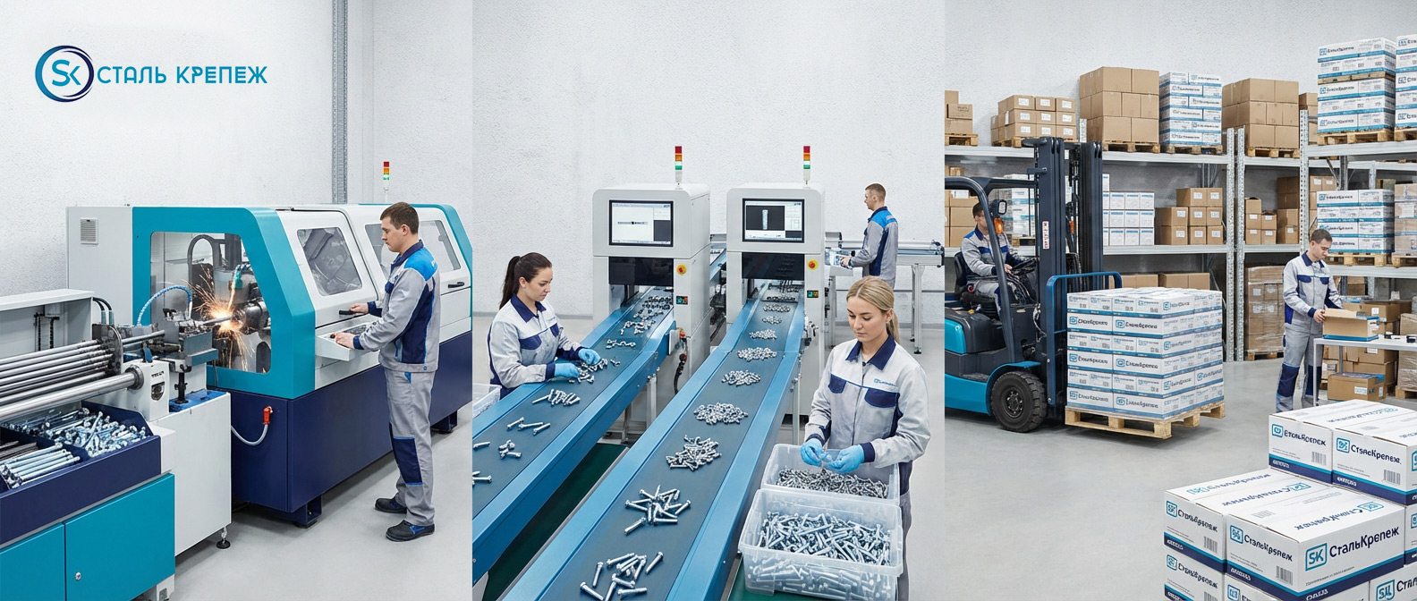 Производство и контроль качества Производство и контроль качества СтальКрепеж