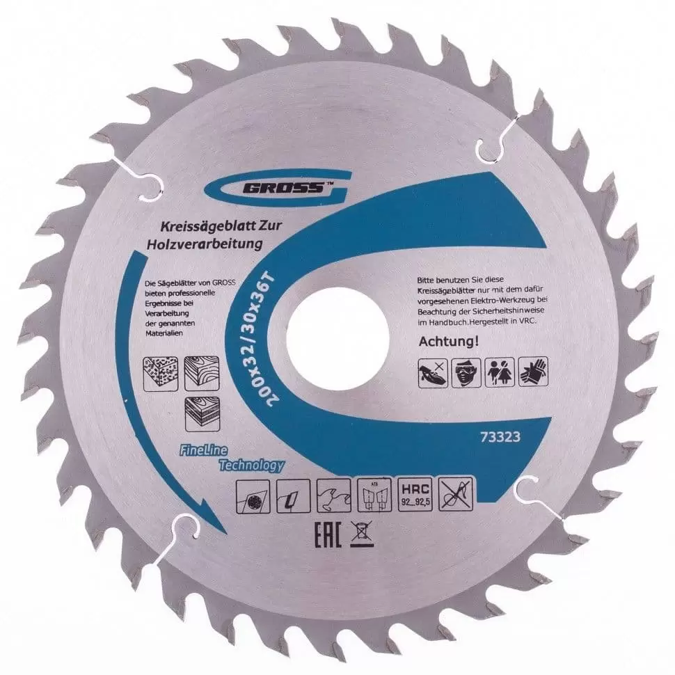 Пильный диск по дереву 200 x 32/30 x 36Т Gross: купить оптом и в розницу в интернет магазине Сталь Крепеж - размеры, цены, характеристики. Пильный диск по дереву 200 x 32/30 x 36Т Gross оптом и в розницу на сайте Сталь Крепеж