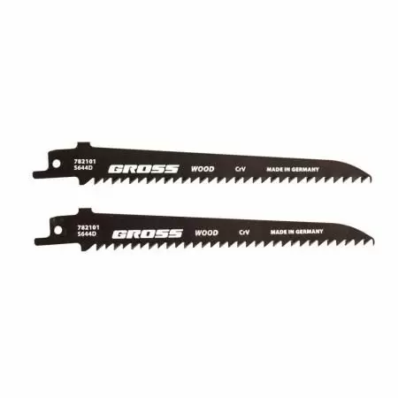 Полотна по дереву для сабельной пилы 4011 - S644D, 130 x 4,2 мм, фигурный рез, 2 шт. Gross оптом и в розницу на сайте Сталь Крепеж