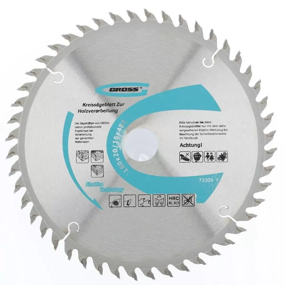 Пильный диск по дереву 160 x 20/16 x 48Т Gross: купить оптом и в розницу в интернет магазине Сталь Крепеж - размеры, цены, характеристики. Пильный диск по дереву 160 x 20/16 x 48Т Gross оптом и в розницу на сайте Сталь Крепеж