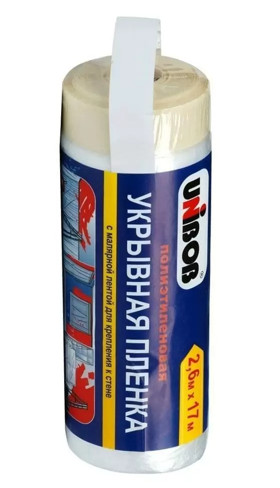 Укрывная пленка Unibob 2,6м х 17м: купить оптом и в розницу в интернет магазине Сталь Крепеж - размеры, цены, характеристики. Укрывная пленка Unibob 2,6м х 17м оптом и в розницу на сайте Сталь Крепеж