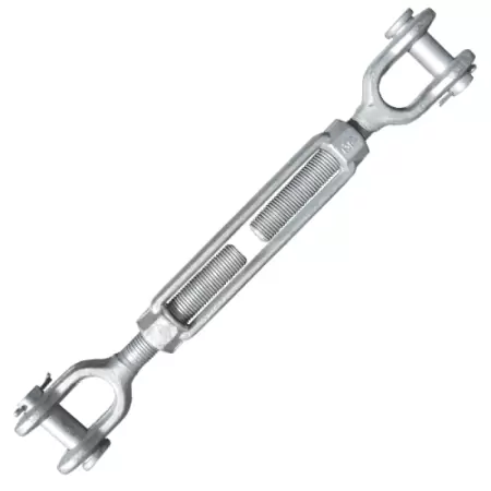 Талреп (U+U) DIN 1480 (вилка-вилка)М20: купить оптом и в розницу в интернет магазине Сталь Крепеж - размеры, цены, характеристики. Талреп (U+U) DIN 1480 (вилка-вилка)М20 оптом и в розницу на сайте Сталь Крепеж