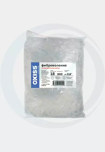 Фиброволокно полипропиленовое OXISS 18/0,6: купить оптом и в розницу в интернет магазине Сталь Крепеж - размеры, цены, характеристики. Фиброволокно полипропиленовое OXISS 18/0,6 оптом и в розницу на сайте Сталь Крепеж