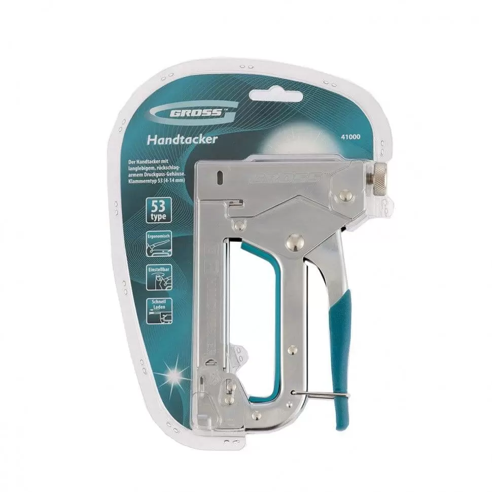 Степлер мебельный регулируемый (Handwerker), стальной корпус, тип скобы 53, 4-14 мм Gross: купить оптом и в розницу в интернет магазине Сталь Крепеж - размеры, цены, характеристики. Степлер мебельный регулируемый (Handwerker), стальной корпус, тип скобы 53, 4-14 мм Gross оптом и в розницу на сайте Сталь Крепеж