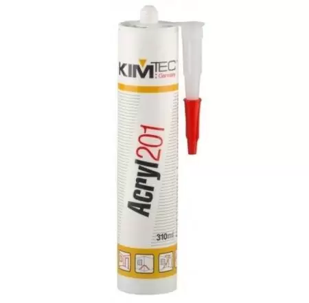 Герметик акриловый Kim Tec Acryl 201 Белый: купить оптом и в розницу в интернет магазине Сталь Крепеж - размеры, цены, характеристики. Герметик акриловый Kim Tec Acryl 201 Белый оптом и в розницу на сайте Сталь Крепеж