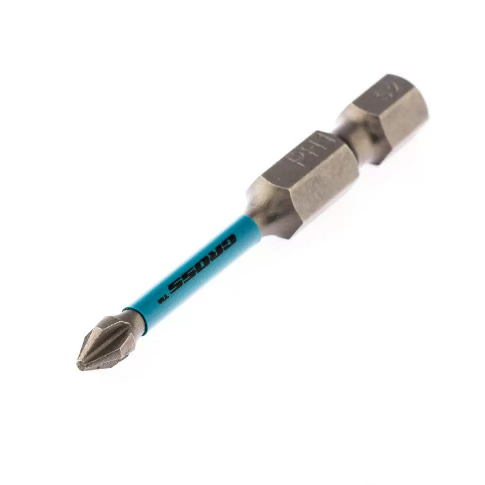 Набор бит торсионных PH1 x 50 мм, для ударных шуруповертов, 2 шт. Gross: купить оптом и в розницу в интернет магазине Сталь Крепеж - размеры, цены, характеристики. Набор бит торсионных PH1 x 50 мм, для ударных шуруповертов, 2 шт. Gross оптом и в розницу на сайте Сталь Крепеж