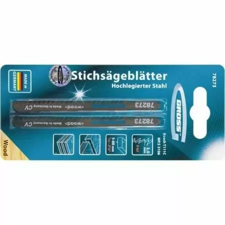 Полотна для электролобзика  по дереву, 2 шт, ( 3106-T111C ) Gross оптом и в розницу на сайте Сталь Крепеж