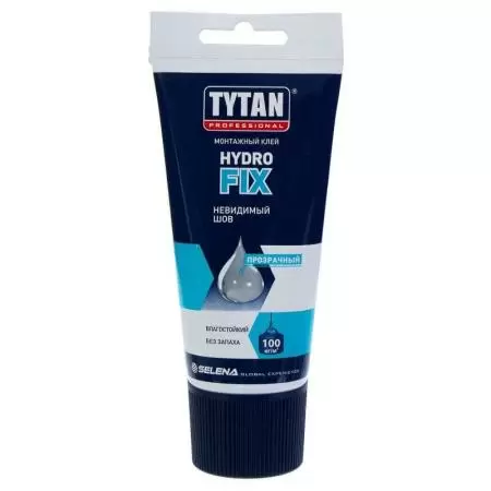 Клей монтажный Tytan Hydro Fix Прозрачный профессиональный Туба 150 мл.: купить оптом и в розницу в интернет магазине Сталь Крепеж - размеры, цены, характеристики. Клей монтажный Tytan Hydro Fix Прозрачный профессиональный Туба 150 мл. оптом и в розницу на сайте Сталь Крепеж
