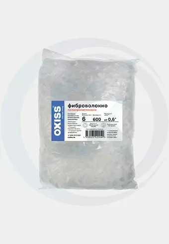 Фиброволокно полипропиленовое OXISS 6/0,6: купить оптом и в розницу в интернет магазине Сталь Крепеж - размеры, цены, характеристики. Фиброволокно полипропиленовое OXISS 6/0,6 оптом и в розницу на сайте Сталь Крепеж