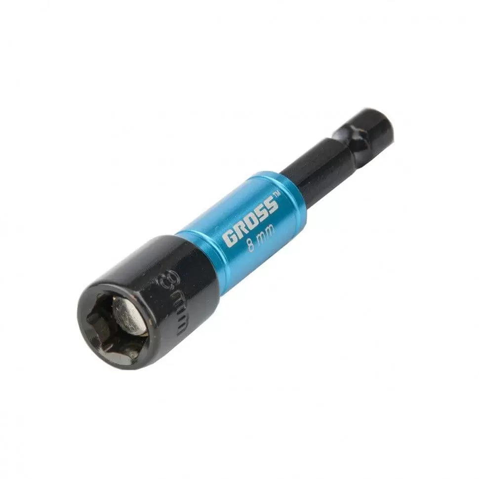Бита с торцевой головкой, магнит. Nut-Driver, 8 мм, S2 Gross оптом и в розницу на сайте Сталь Крепеж