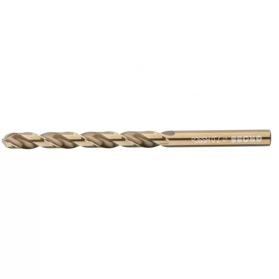 Сверло спиральное по металлу, 7 мм, HSS-Co Gross: купить оптом и в розницу в интернет магазине Сталь Крепеж - размеры, цены, характеристики. Сверло спиральное по металлу, 7 мм, HSS-Co Gross оптом и в розницу на сайте Сталь Крепеж