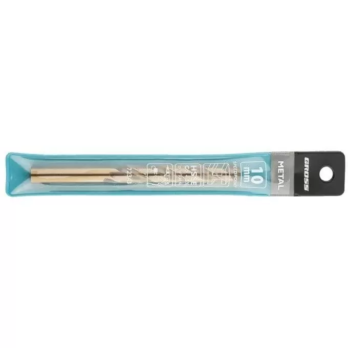 Сверло спиральное по металлу, 10 мм, HSS-Co Gross: купить оптом и в розницу в интернет магазине Сталь Крепеж - размеры, цены, характеристики. Сверло спиральное по металлу, 10 мм, HSS-Co Gross оптом и в розницу на сайте Сталь Крепеж