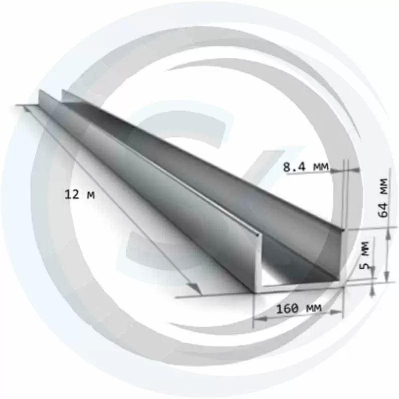 Швеллер стальной 16П: купить оптом и в розницу в интернет магазине Сталь Крепеж - размеры, цены, характеристики. Швеллер стальной 16П оптом и в розницу на сайте Сталь Крепеж