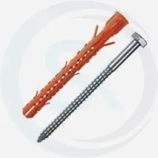 Дюбель с бортиком 10х60мм универсальный трехлепестковый Д_У_3Л оптом и в розницу на сайте Сталь Крепеж