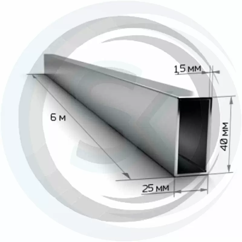 Труба профильная 40х25, толщина 1,5мм: купить оптом и в розницу в интернет магазине Сталь Крепеж - размеры, цены, характеристики. Труба профильная 40х25, толщина 1,5мм оптом и в розницу на сайте Сталь Крепеж