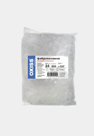 Фиброволокно полипропиленовое OXISS 24/0,6: купить оптом и в розницу в интернет магазине Сталь Крепеж - размеры, цены, характеристики. Фиброволокно полипропиленовое OXISS 24/0,6 оптом и в розницу на сайте Сталь Крепеж