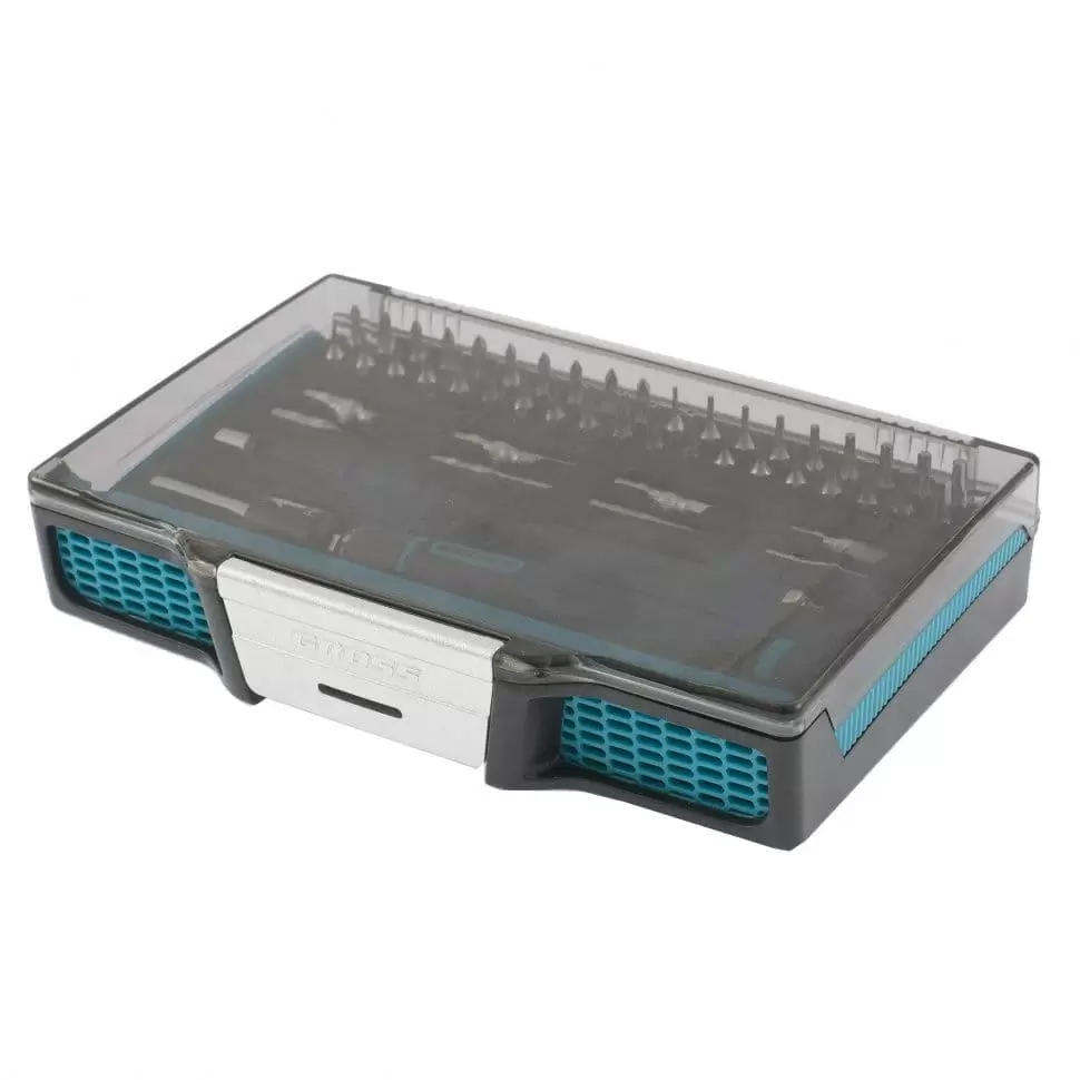 Отвертка с набором бит и торцевых головок для точных работ, гибкий привод, 48 шт, CrMo Gross оптом и в розницу на сайте Сталь Крепеж