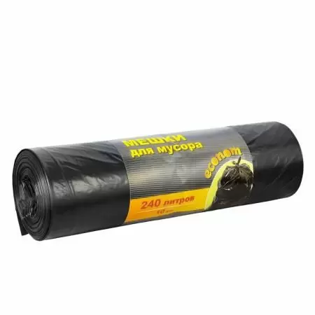 Мешки для мусора ECONOM 240л.: купить оптом и в розницу в интернет магазине Сталь Крепеж - размеры, цены, характеристики. Мешки для мусора ECONOM 240л. оптом и в розницу на сайте Сталь Крепеж