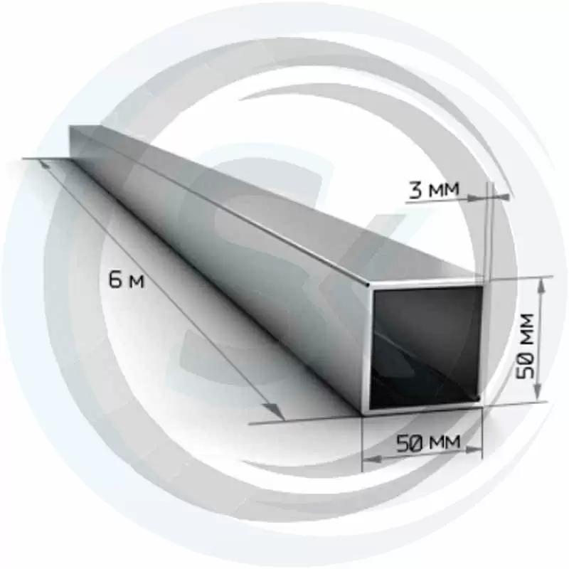Труба квадратная 50х50, толщина 3мм: купить оптом и в розницу в интернет магазине Сталь Крепеж - размеры, цены, характеристики. Труба квадратная 50х50, толщина 3мм оптом и в розницу на сайте Сталь Крепеж
