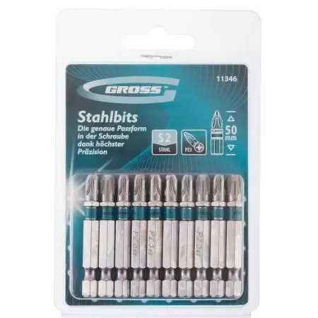 Набор бит РZ3 х 50, сталь S2, 10 шт. Gross: купить оптом и в розницу в интернет магазине Сталь Крепеж - размеры, цены, характеристики. Набор бит РZ3 х 50, сталь S2, 10 шт. Gross оптом и в розницу на сайте Сталь Крепеж