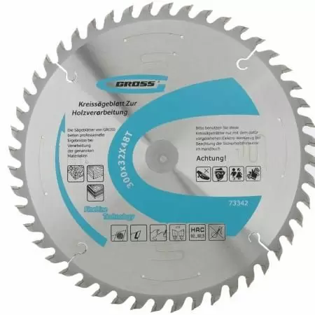 Пильный диск по дереву 300 x 32 x 48Т Gross: купить оптом и в розницу в интернет магазине Сталь Крепеж - размеры, цены, характеристики. Пильный диск по дереву 300 x 32 x 48Т Gross оптом и в розницу на сайте Сталь Крепеж