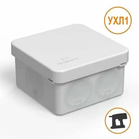 Электромонтажная коробка для прямого монтажа серая, атмосферостойкая, двухкомпонентная: купить оптом и в розницу в интернет магазине Сталь Крепеж - размеры, цены, характеристики. Электромонтажная коробка для прямого монтажа серая, атмосферостойкая, двухкомпонентная оптом и в розницу на сайте Сталь Крепеж