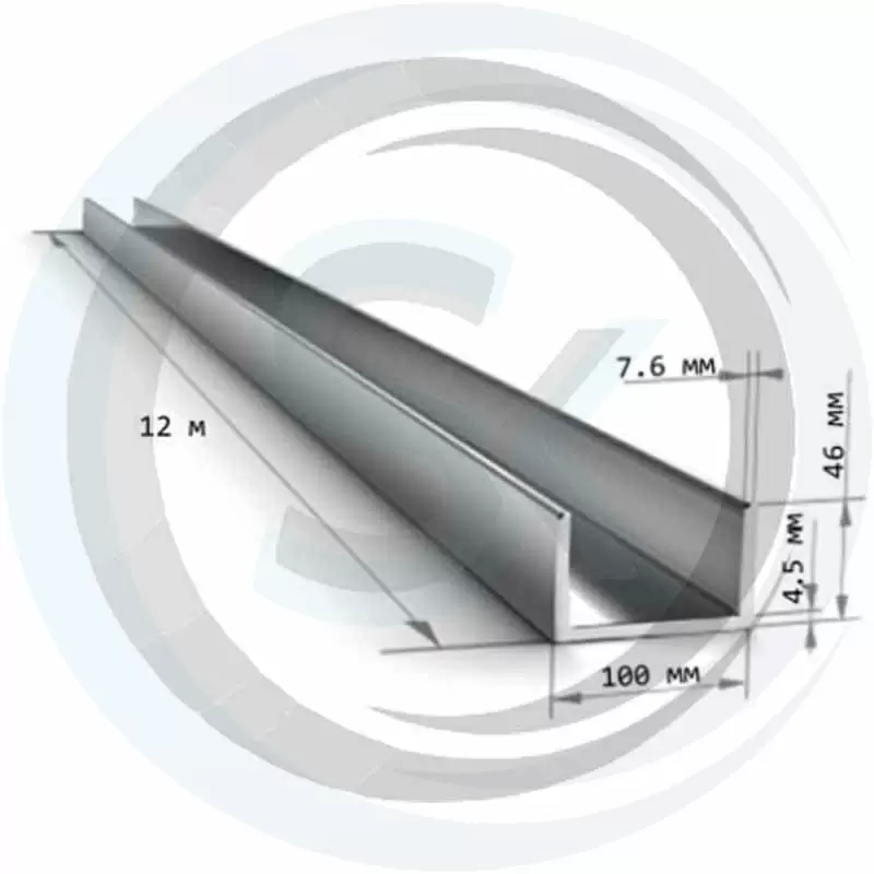 Швеллер стальной 10П: купить оптом и в розницу в интернет магазине Сталь Крепеж - размеры, цены, характеристики. Швеллер стальной 10П оптом и в розницу на сайте Сталь Крепеж