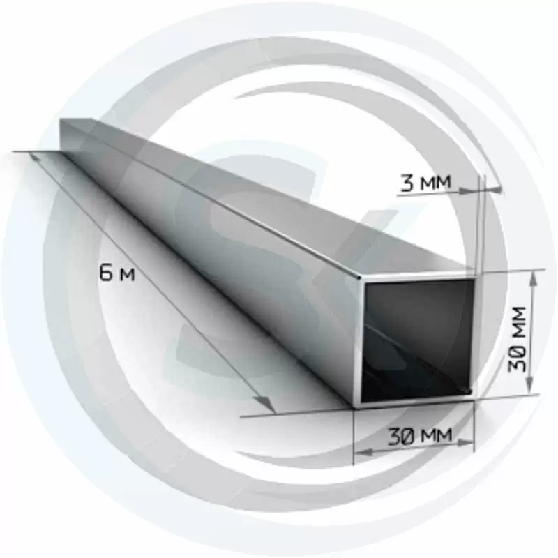 Труба квадратная 30х30, толщина 3мм: купить оптом и в розницу в интернет магазине Сталь Крепеж - размеры, цены, характеристики. Труба квадратная 30х30, толщина 3мм оптом и в розницу на сайте Сталь Крепеж