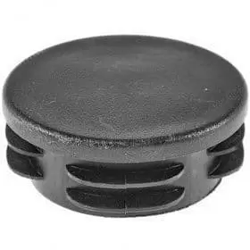 Заглушка внутренняя с рёбрами для труб круглого сечения с диаметром 57 мм оптом и в розницу на сайте Сталь Крепеж