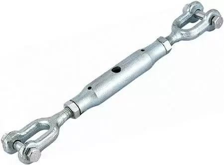 Талреп трубчатый (закрытый) DIN 1478 (вилка+вилка)М22: купить оптом и в розницу в интернет магазине Сталь Крепеж - размеры, цены, характеристики. Талреп трубчатый (закрытый) DIN 1478 (вилка+вилка)М22 оптом и в розницу на сайте Сталь Крепеж