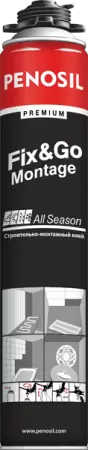 Монтажный клей-пена Penosil Premium Fix&Go Montage 750мл: купить оптом и в розницу в интернет магазине Сталь Крепеж - размеры, цены, характеристики. Монтажный клей-пена Penosil Premium Fix&Go Montage 750мл оптом и в розницу на сайте Сталь Крепеж