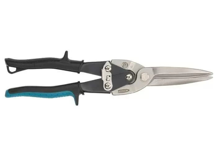 Ножницы по металлу "Piranha", 270 мм, прямой проходной рез, сталь СrMo, двухкомпонентные рукоятки Gross: купить оптом и в розницу в интернет магазине Сталь Крепеж - размеры, цены, характеристики. Ножницы по металлу "Piranha", 270 мм, прямой проходной рез, сталь СrMo, двухкомпонентные рукоятки Gross оптом и в розницу на сайте Сталь Крепеж