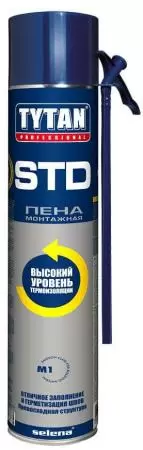 Монтажная пена Tytan Professional STD летняя с новым аппликатором 750мл: купить оптом и в розницу в интернет магазине Сталь Крепеж - размеры, цены, характеристики. Монтажная пена Tytan Professional STD летняя с новым аппликатором 750мл оптом и в розницу на сайте Сталь Крепеж