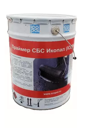 Праймер битумный СБС Икопал 21,5л: купить оптом и в розницу в интернет магазине Сталь Крепеж - размеры, цены, характеристики. Праймер битумный СБС Икопал 21,5л оптом и в розницу на сайте Сталь Крепеж
