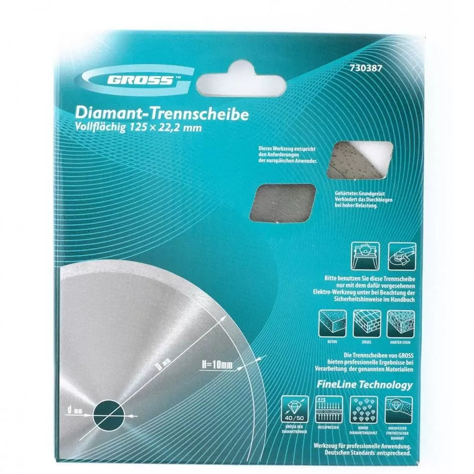 Диск алмазный, 115 х 22,2 мм, сплошной, мокрая резка Gross: купить оптом и в розницу в интернет магазине Сталь Крепеж - размеры, цены, характеристики. Диск алмазный, 115 х 22,2 мм, сплошной, мокрая резка Gross оптом и в розницу на сайте Сталь Крепеж