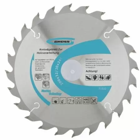 Пильный диск по дереву 200 x 32/30 x 24Т Gross: купить оптом и в розницу в интернет магазине Сталь Крепеж - размеры, цены, характеристики. Пильный диск по дереву 200 x 32/30 x 24Т Gross оптом и в розницу на сайте Сталь Крепеж
