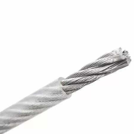 Трос стальной в оплетке ПВХ 2мм/3мм оптом и в розницу на сайте Сталь Крепеж