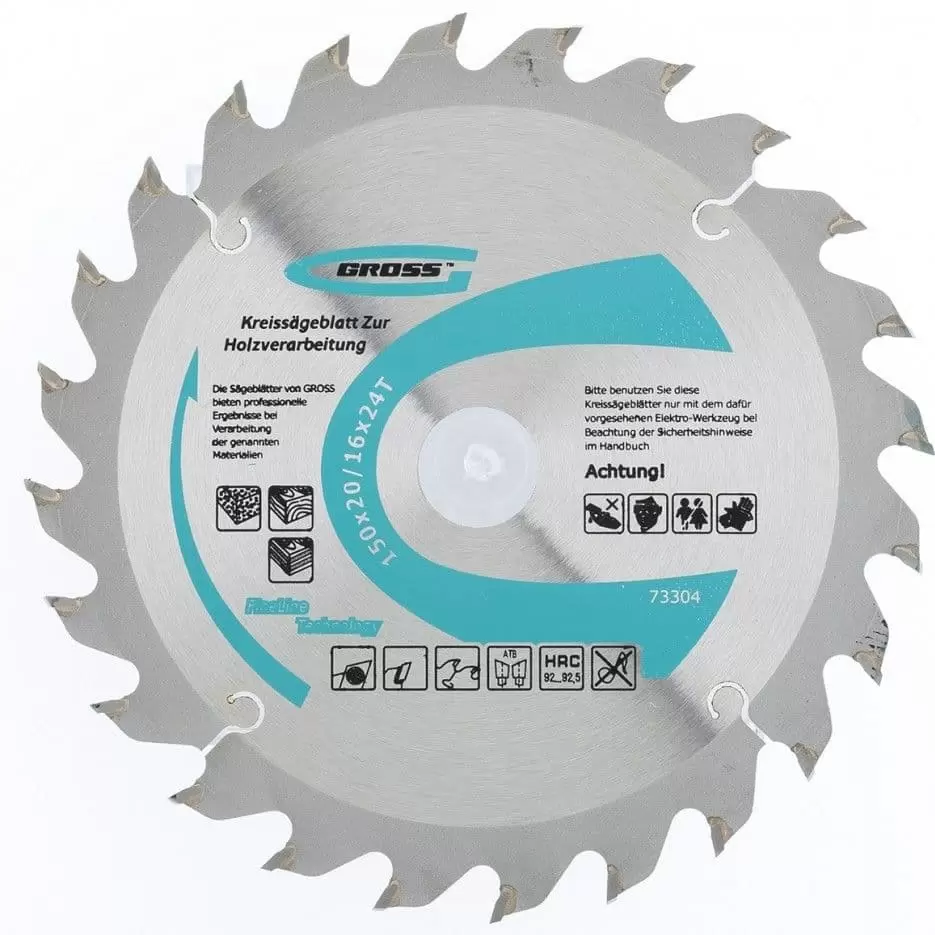 Пильный диск по дереву 150 x 20/16 x 24Т Gross: купить оптом и в розницу в интернет магазине Сталь Крепеж - размеры, цены, характеристики. Пильный диск по дереву 150 x 20/16 x 24Т Gross оптом и в розницу на сайте Сталь Крепеж