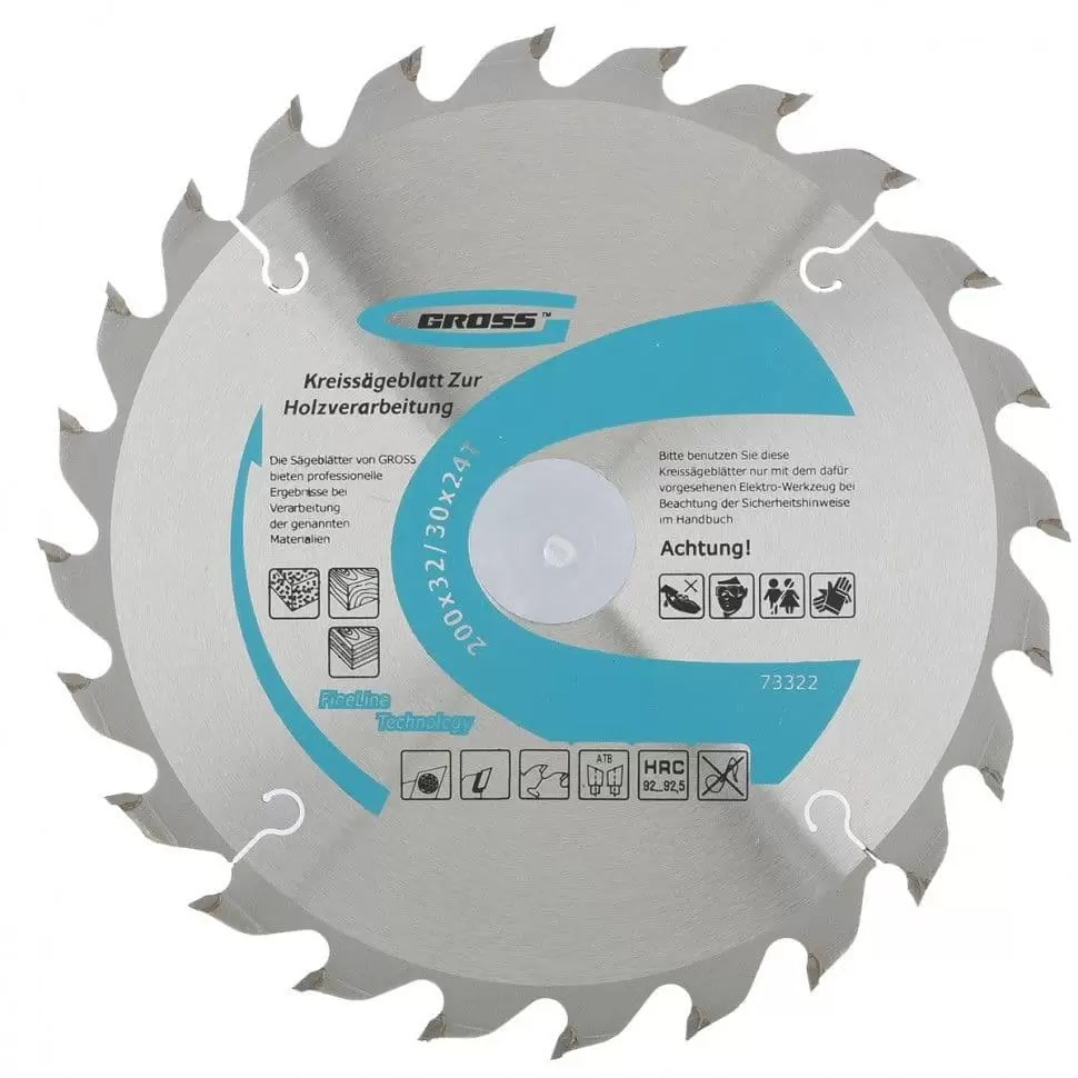Пильный диск по дереву 200 x 32/30 x 24Т Gross: купить оптом и в розницу в интернет магазине Сталь Крепеж - размеры, цены, характеристики. Пильный диск по дереву 200 x 32/30 x 24Т Gross оптом и в розницу на сайте Сталь Крепеж