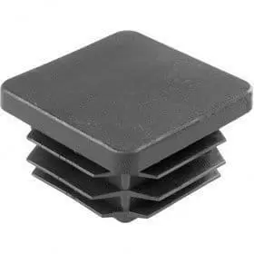 Заглушка с рёбрами и плоской шляпкой 40х40 мм оптом и в розницу на сайте Сталь Крепеж