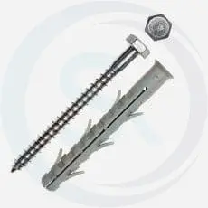 Дюбель фасадный 10х160мм рамный с шестигранной головкой Д_Ф_Р_ШГ оптом и в розницу на сайте Сталь Крепеж