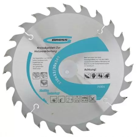 Пильный диск по дереву 230 x 32/30 x 24Т Gross: купить оптом и в розницу в интернет магазине Сталь Крепеж - размеры, цены, характеристики. Пильный диск по дереву 230 x 32/30 x 24Т Gross оптом и в розницу на сайте Сталь Крепеж