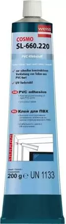 Клей COSMOFEN Plus-S, Сверхпрочный для ПВХ, Белый: купить оптом и в розницу в интернет магазине Сталь Крепеж - размеры, цены, характеристики. Клей COSMOFEN Plus-S, Сверхпрочный для ПВХ, Белый оптом и в розницу на сайте Сталь Крепеж