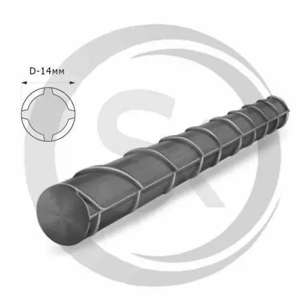 Арматура 14 мм А400 35ГС АIII оптом и в розницу на сайте Сталь Крепеж