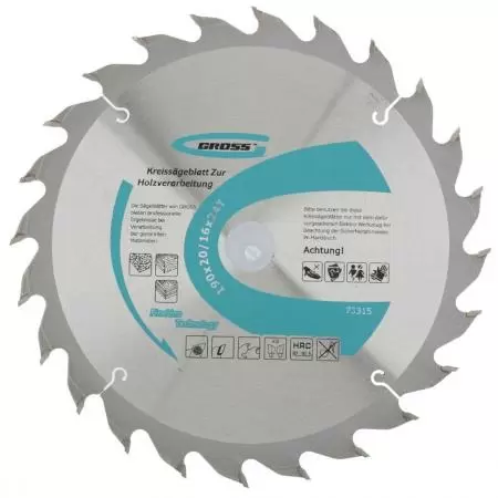 Пильный диск по дереву 190 x 20/16 x 24Т Gross: купить оптом и в розницу в интернет магазине Сталь Крепеж - размеры, цены, характеристики. Пильный диск по дереву 190 x 20/16 x 24Т Gross оптом и в розницу на сайте Сталь Крепеж