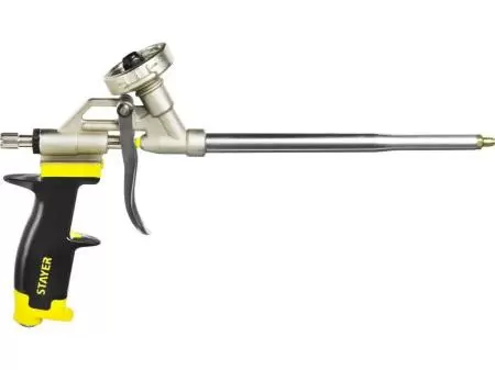 Пистолет для монтажной пены STAYER PROFESSIONAL PROGun: купить оптом и в розницу в интернет магазине Сталь Крепеж - размеры, цены, характеристики. Пистолет для монтажной пены STAYER PROFESSIONAL PROGun оптом и в розницу на сайте Сталь Крепеж