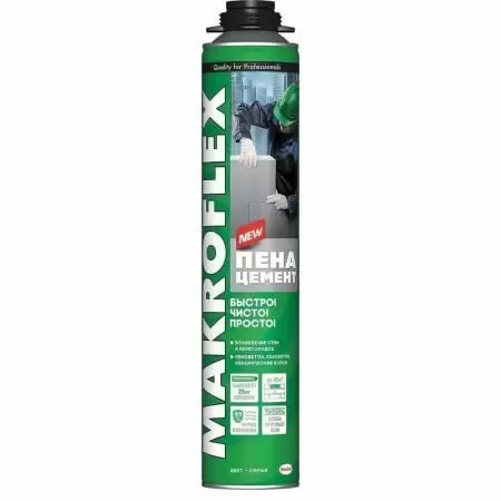 Пена-цемент Makroflex Профессиональная строительная 850мл: купить оптом и в розницу в интернет магазине Сталь Крепеж - размеры, цены, характеристики. Пена-цемент Makroflex Профессиональная строительная 850мл оптом и в розницу на сайте Сталь Крепеж