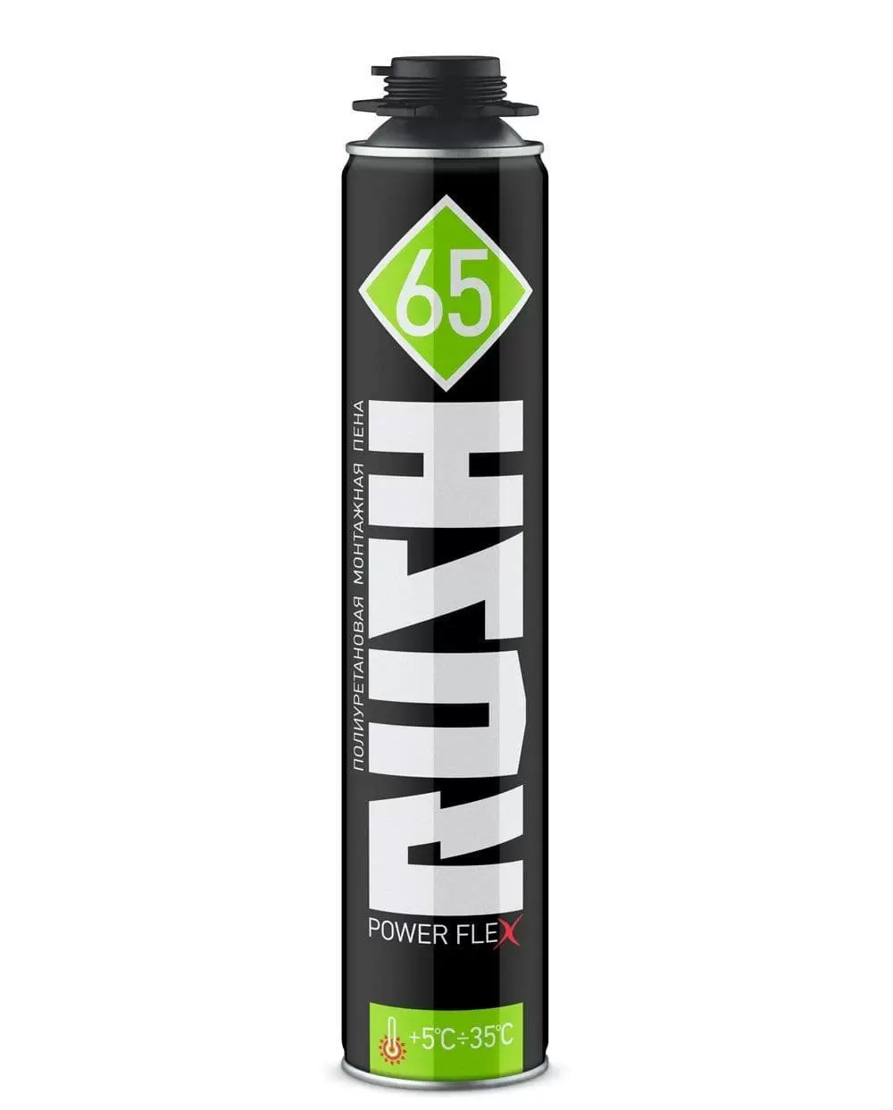 Монтажная пена Rush Power Flex 65 Профессиональная, Летняя: купить оптом и в розницу в интернет магазине Сталь Крепеж - размеры, цены, характеристики. Монтажная пена Rush Power Flex 65 Профессиональная, Летняя оптом и в розницу на сайте Сталь Крепеж