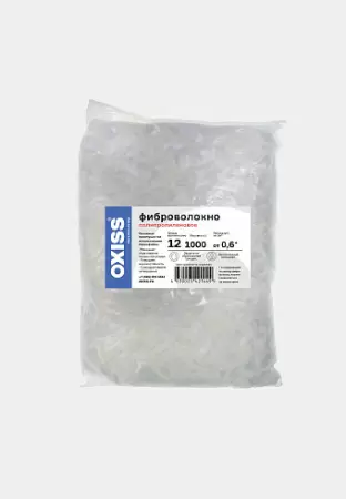Фиброволокно полипропиленовое OXISS 12/1: купить оптом и в розницу в интернет магазине Сталь Крепеж - размеры, цены, характеристики. Фиброволокно полипропиленовое OXISS 12/1 оптом и в розницу на сайте Сталь Крепеж