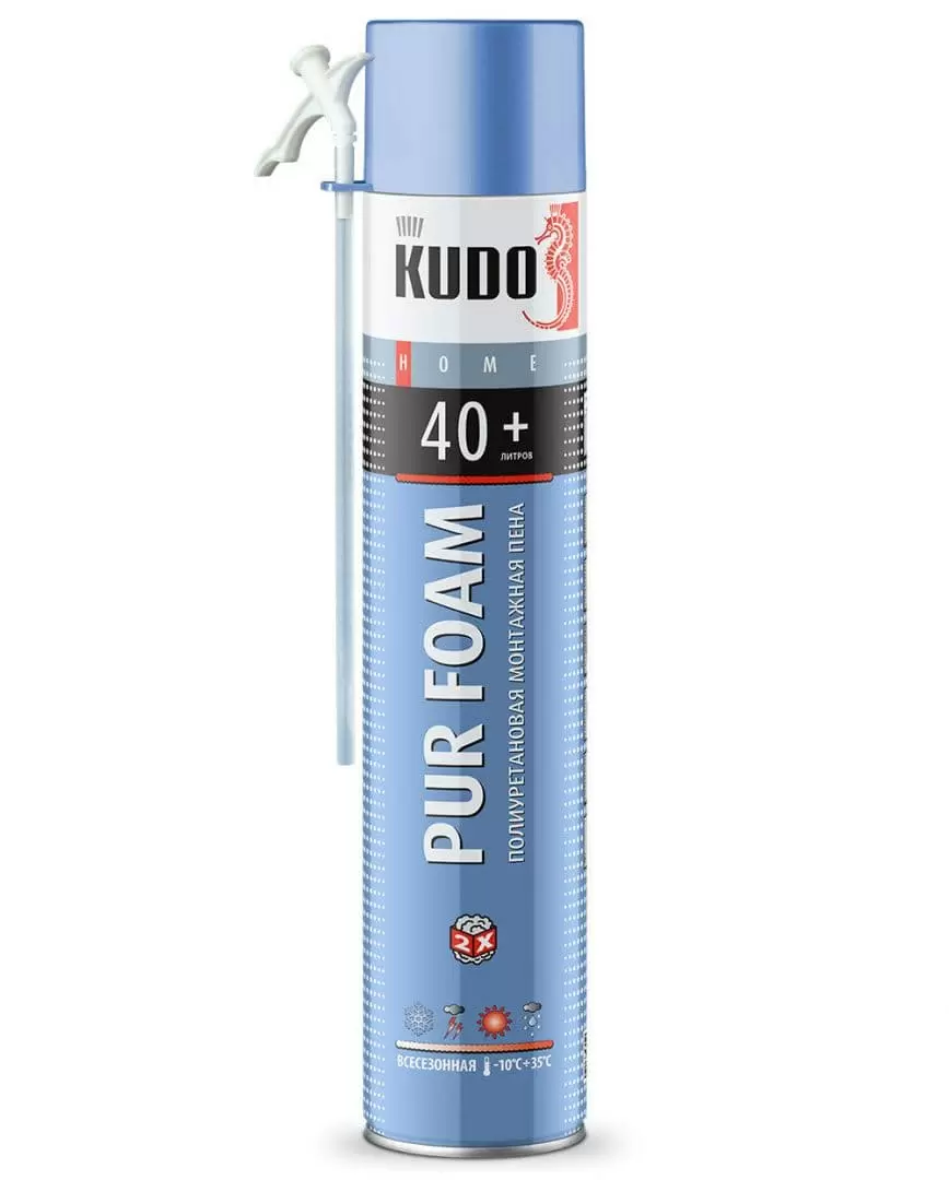 Монтажная пена Kudo Home 40+ всесезонная бытовая 1000мл: купить оптом и в розницу в интернет магазине Сталь Крепеж - размеры, цены, характеристики. Монтажная пена Kudo Home 40+ всесезонная бытовая 1000мл оптом и в розницу на сайте Сталь Крепеж